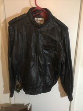 Genuine Leather Size 44 Chest Chessking 880 Vintage Jacket Dark Brown Zippered