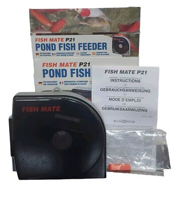 NIB FISH MATE P21 POND FISH FEEDER AUTOMATIC
