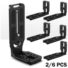 2/6 Pcs L-Bracket Quick Release Plate For Camera DSLR Camcorder Nonslip Bracket