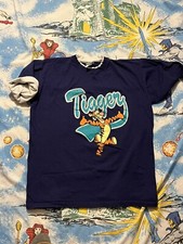 Vintage Disney Winnie the Pooh Tigger T-Shirt Roll Up Sleeves Size XL VTG