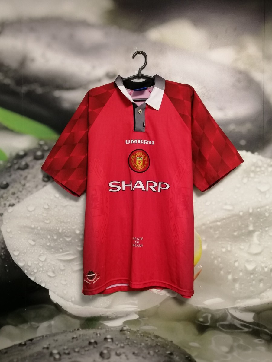 Manchester United 1996 - 1998 vintage home jersey Umbro #20