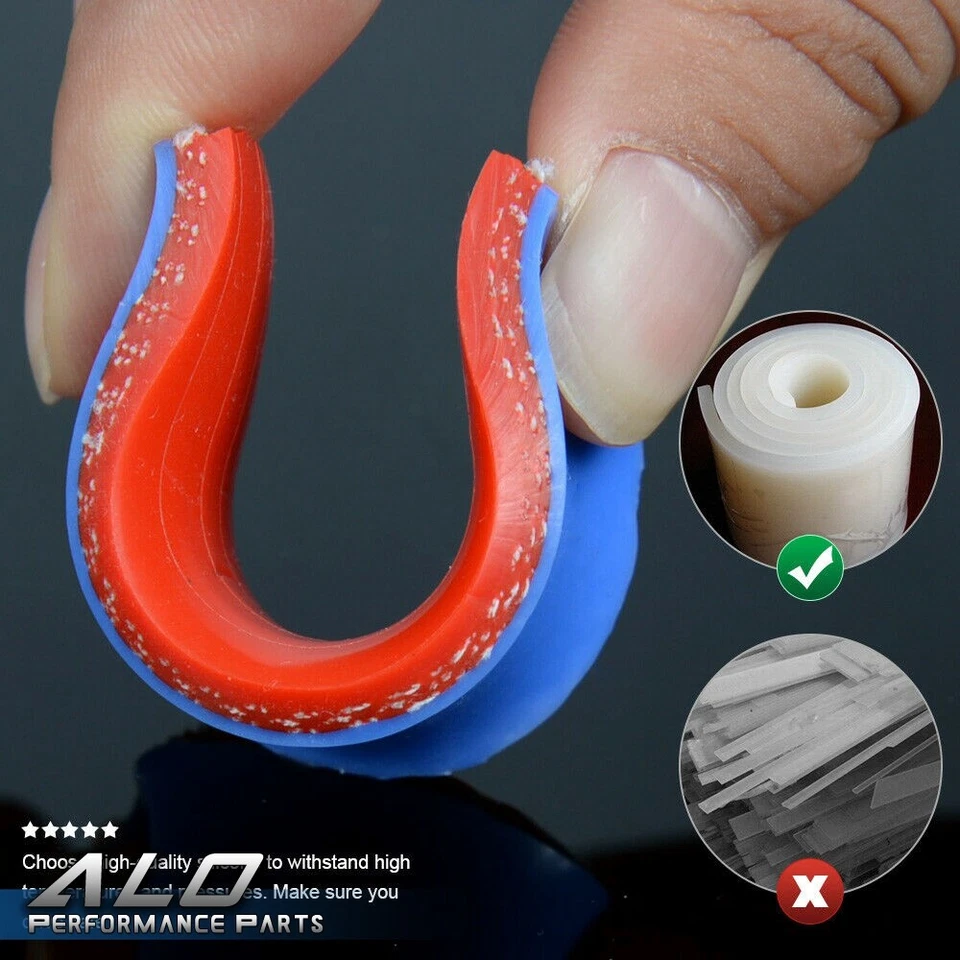 New Red 8mm 135 Degree Hose Turbo Silicone Elbow Coupler Pipe Hose Kit Foto 3 de 4