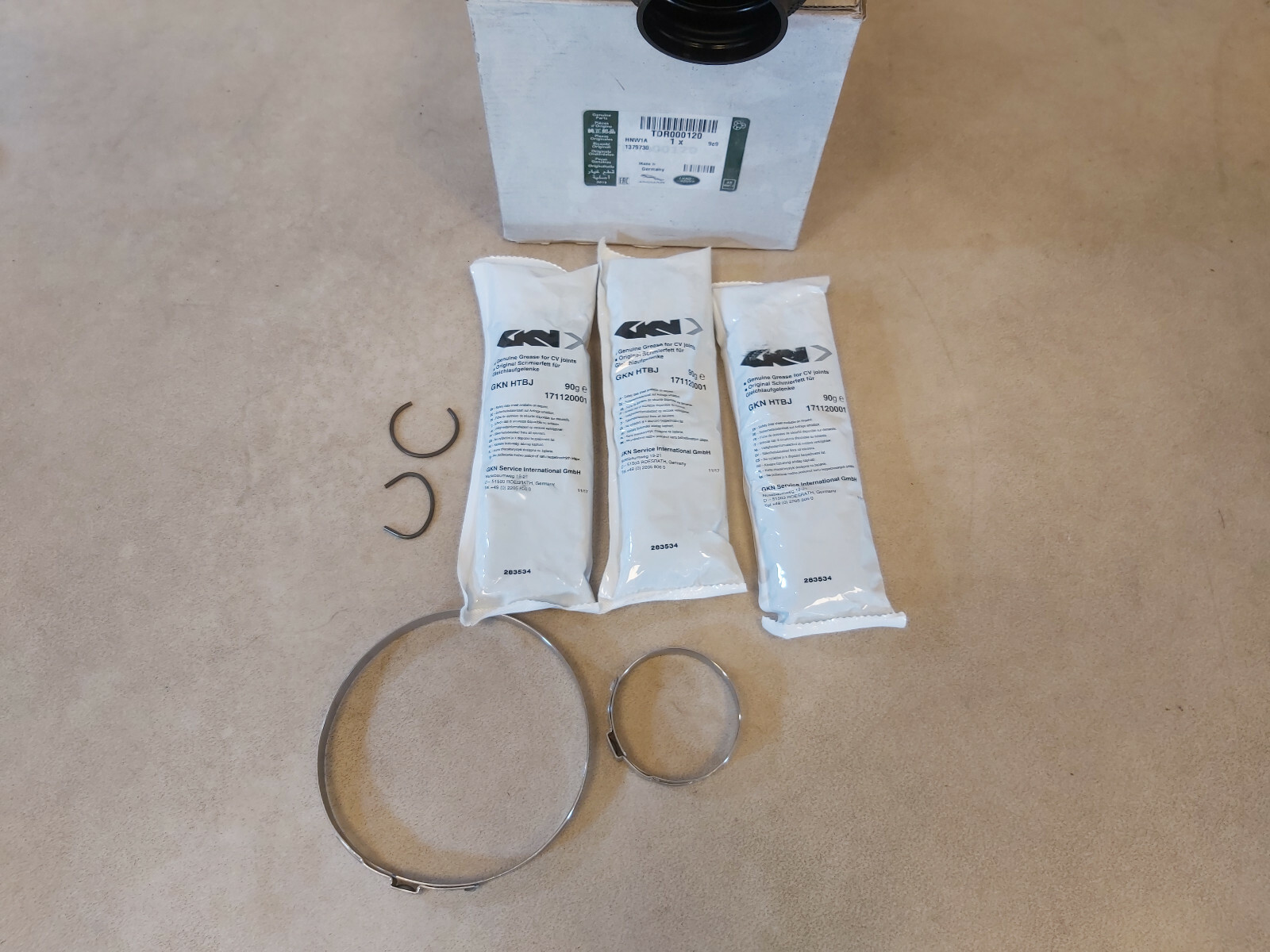 GENUINE RANGE ROVER L322 FRONT DRIVE SHAFT INNER CV JOINT BOOT