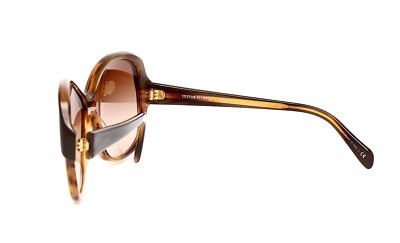 Oliver Peoples Women\'s Gradient Sunglasses - Brown Oliver Peoples Jesson with Vintage Red Tortoise frame and  main image 3