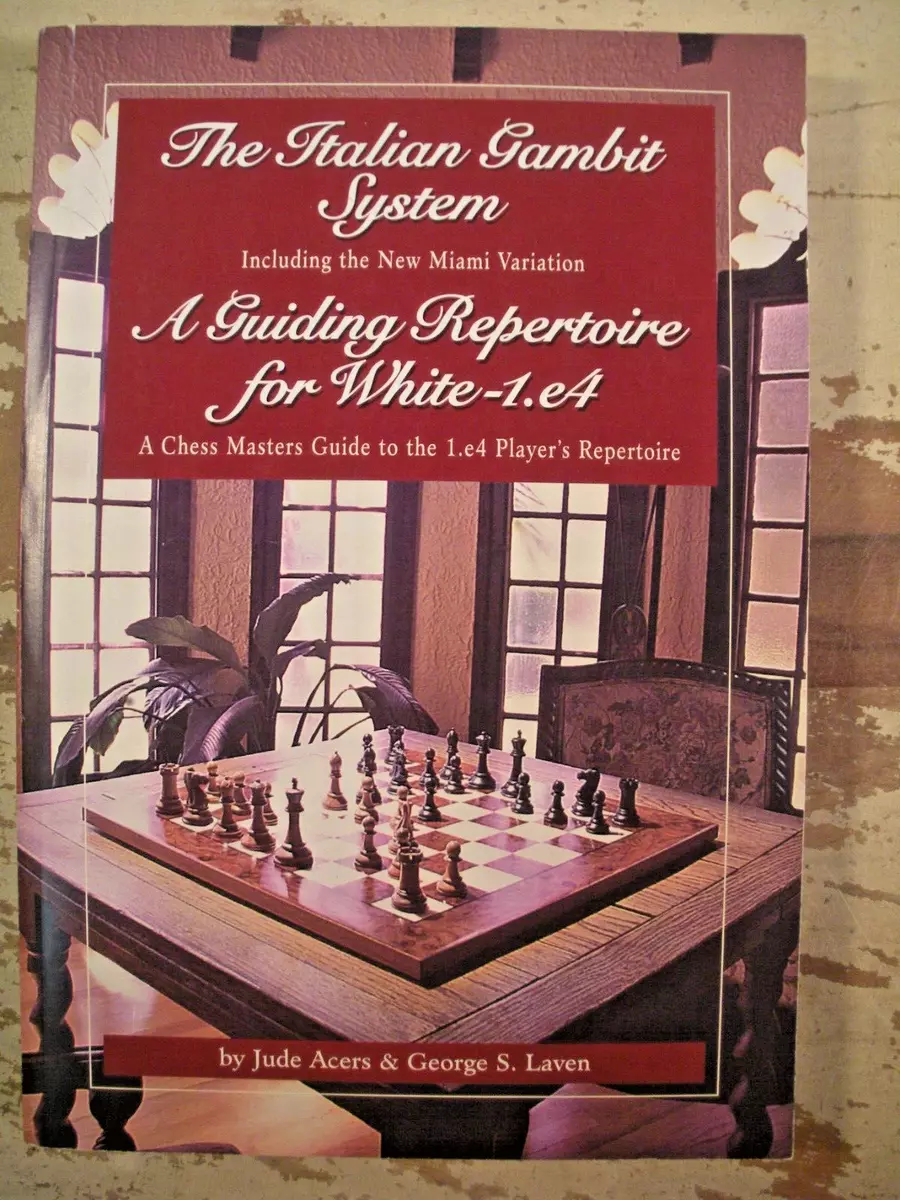 GAMBIT OPENING REPERTOIRE FOR WHITE, CHESS BOOKS