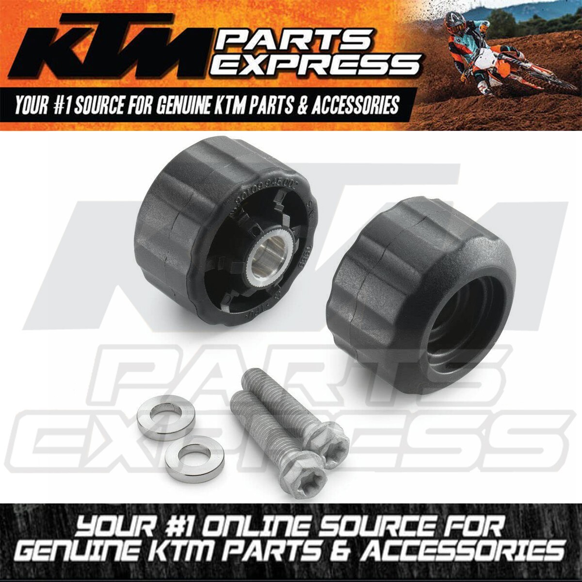 NEW OEM KTM FRONT SLIDE PAD 200 250 390 RC 390 R DUKE ADVENTURE