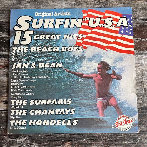 Surfin ' USA - 15 Great Hits - Various Original Artists - 12" LP Vinyl Record