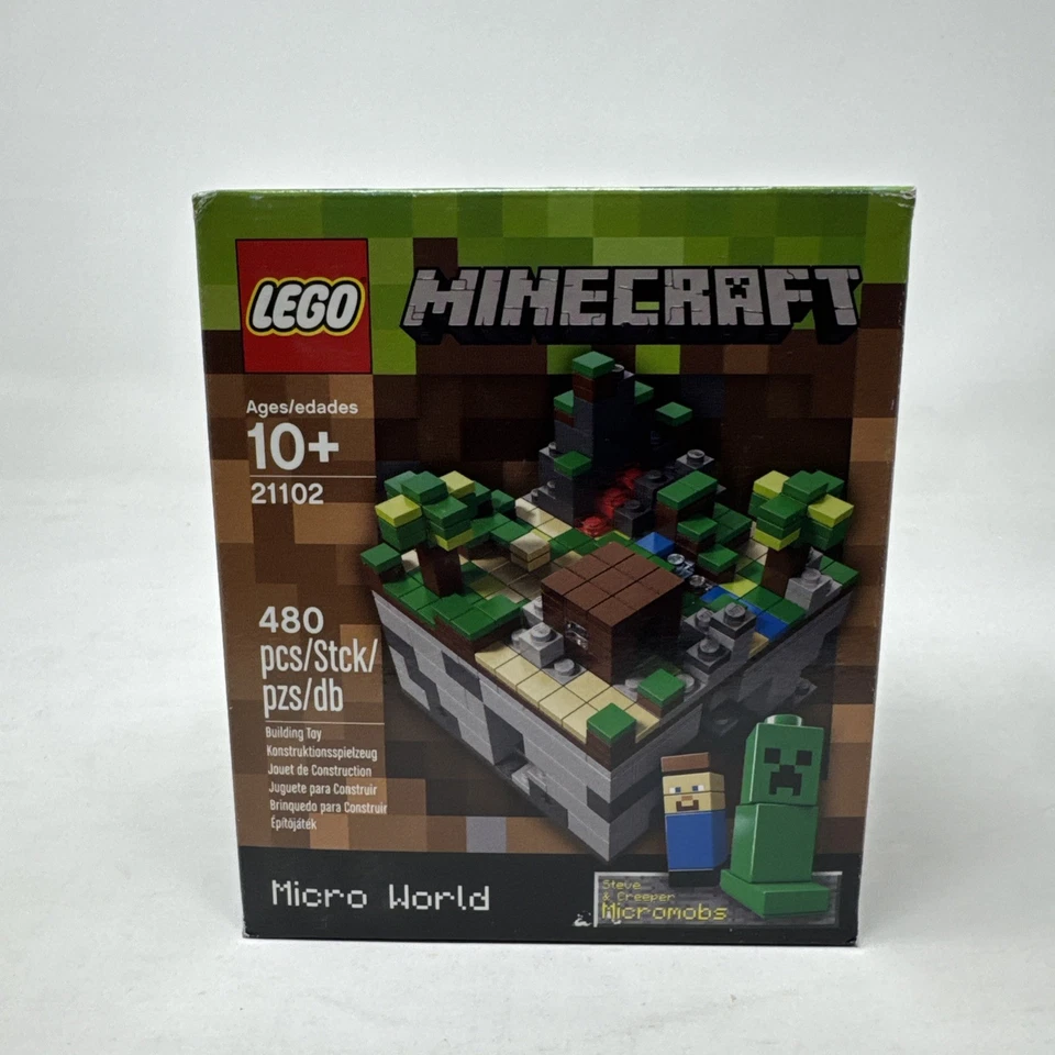 LEGO Minecraft Micro World Full Set (21102 21105 21106 21107) NEW & SEALED, RARE - Image 2 of 4