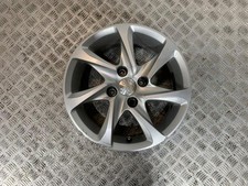 12-18 PEUGEOT 208 15" INCH 7 SPOKE 4 STUDS ALLOY WHEEL 6JX15 CH4-23 (SCRATCHED)