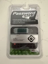 Password Vault 580 Secure Electronic Password Storage RecZone New Sealed