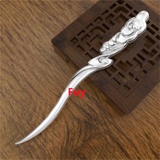 Chinese Ancient Style Sterling Silver Hairpin Auspicious Clouds Hanfu Hair Stick