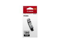 Canon PGI-580 Pgbk (Pigment Black) Original Tinte Schwarz (2078C001) 11,2Ml