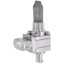 Pingel The Guzzler Petcock Fuel Valve 3/8" NPT Thread 5/16" Single Outlet GV15G