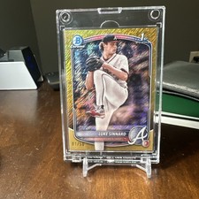2025 Bowman - Chrome Prospects Luke Sinnard Gold Shimmer Refractor 1st On Print