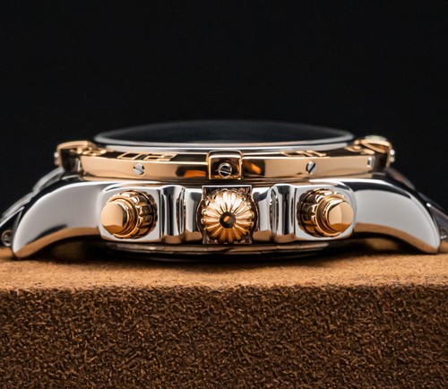 Breitling Chronomat 44 Rose Gold $14K MSRP Two-Tone WARRANTY eBay Live CB0110 - Picture 10 of 18