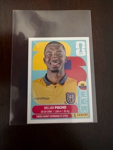 Willian Pacho World Cup 2026 Ecuador Panini Sticker