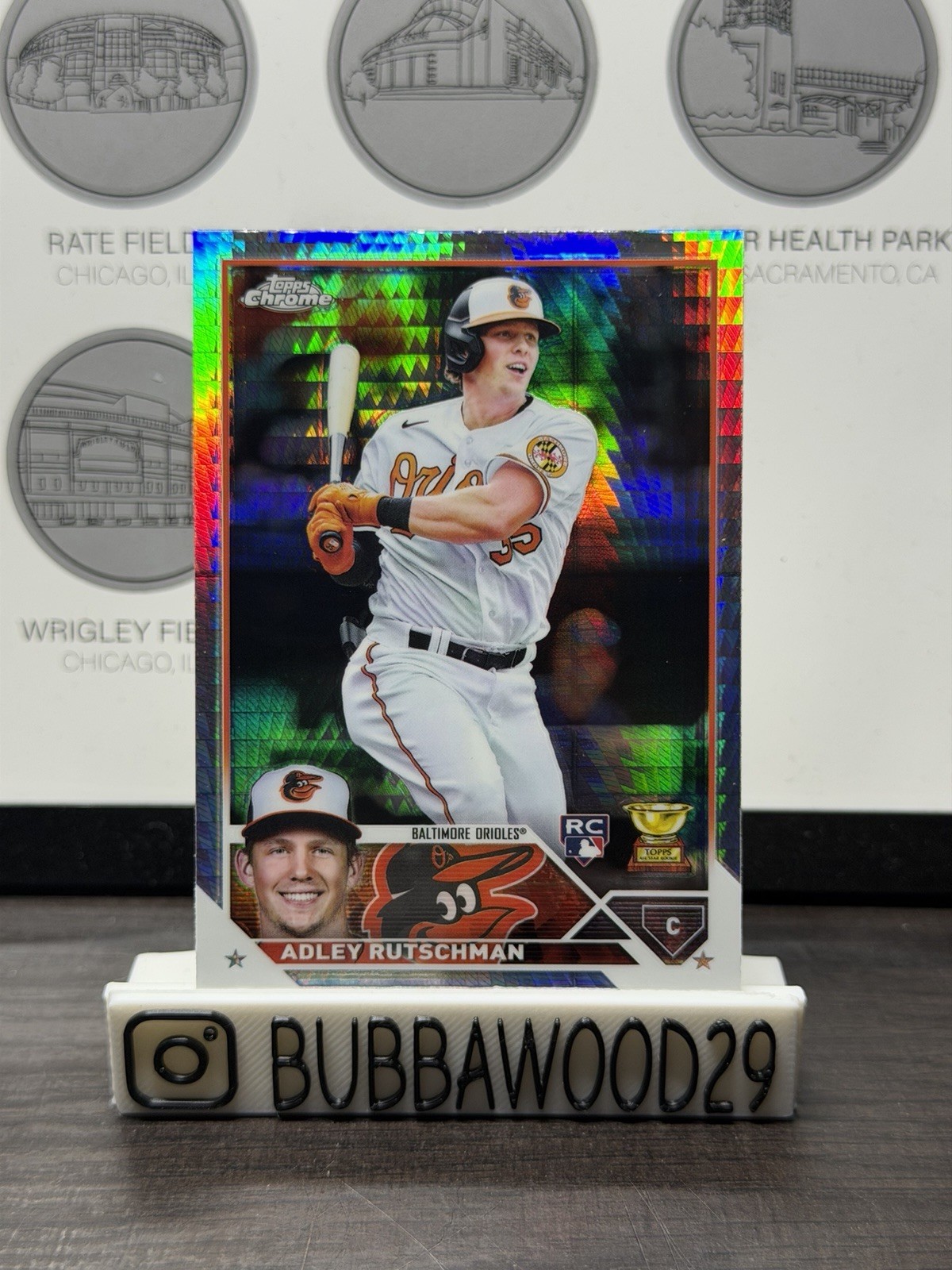 2023 Topps Chrome - Adley Rutschman #1 Prism Refractor (RC)