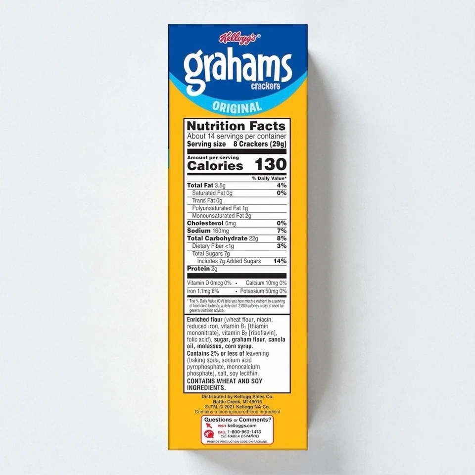 Kellogg's Graham Crackers Original Sheets, 15 oz (3 Boxes) - Image 3 of 4