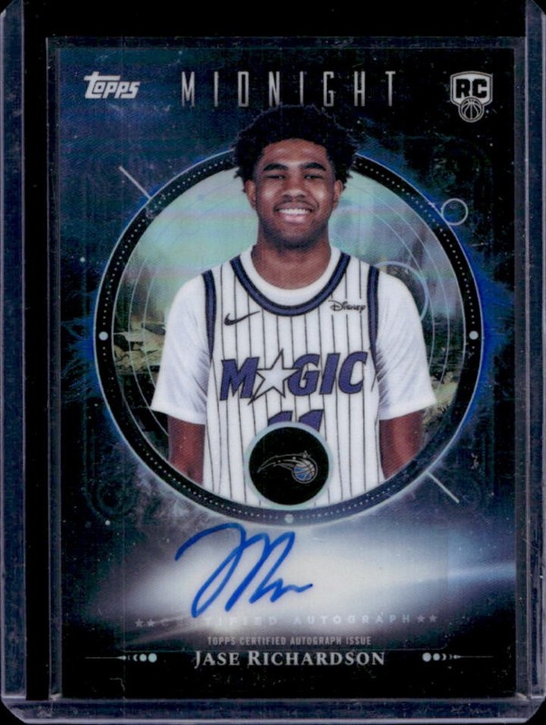 2025-26 Topps Midnight Jase Richardson Oil Marks Rookies RC Auto #MOR-JR Magic