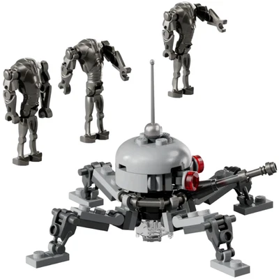 LEGO Star Wars Dwarf Spider Droid with 3 Super Battle Droids Part Set 75431 New