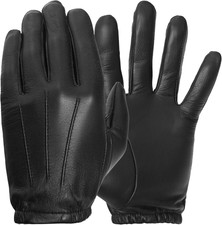 Guardia Men S Leather Police Gloves for Law Enforcement Officers, Shooting, and