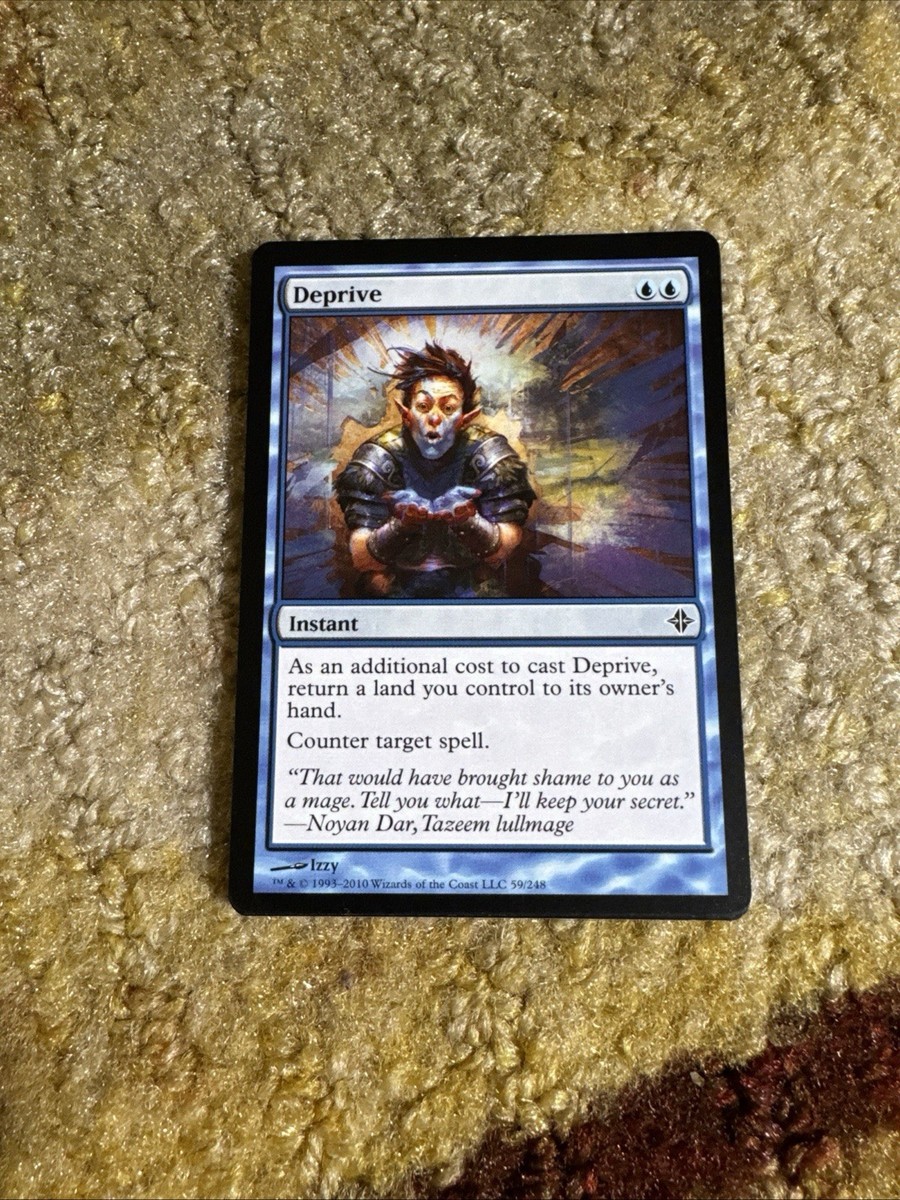 1x NM Deprive - Rise of the Eldrazi [MTG] Magic The Gathering