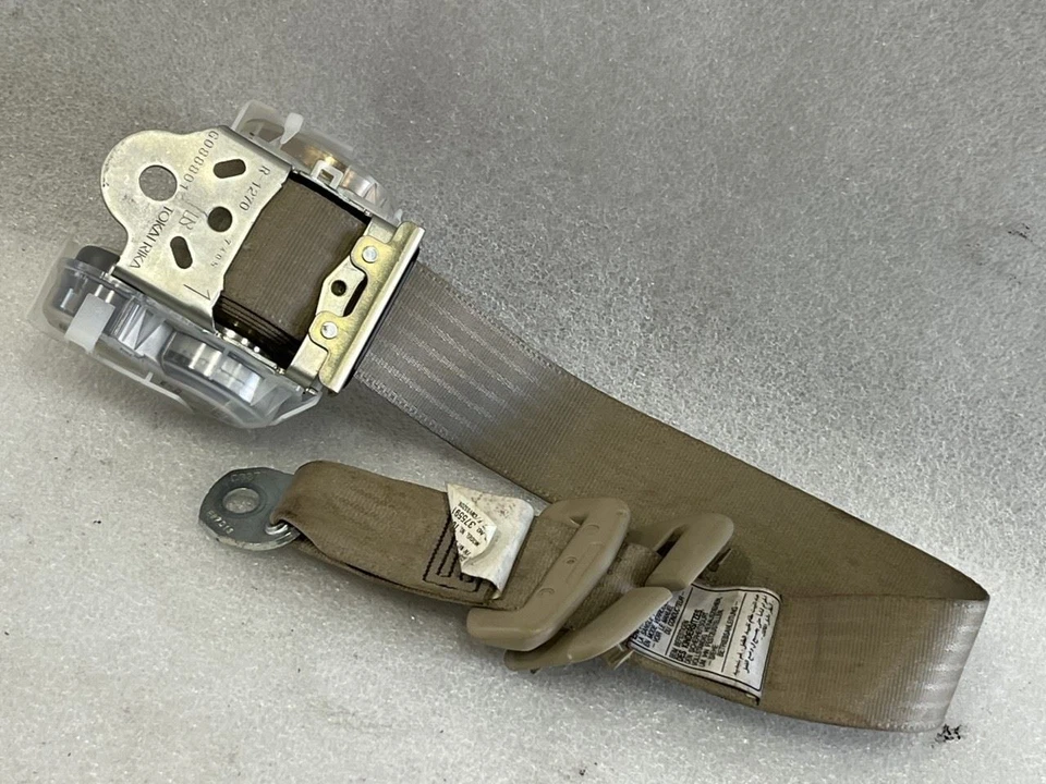 Cinturón de seguridad trasero central Lexus RX400H RX350 2006 2007 2008 2009 MARFIL LA01 Foto 2 de 4