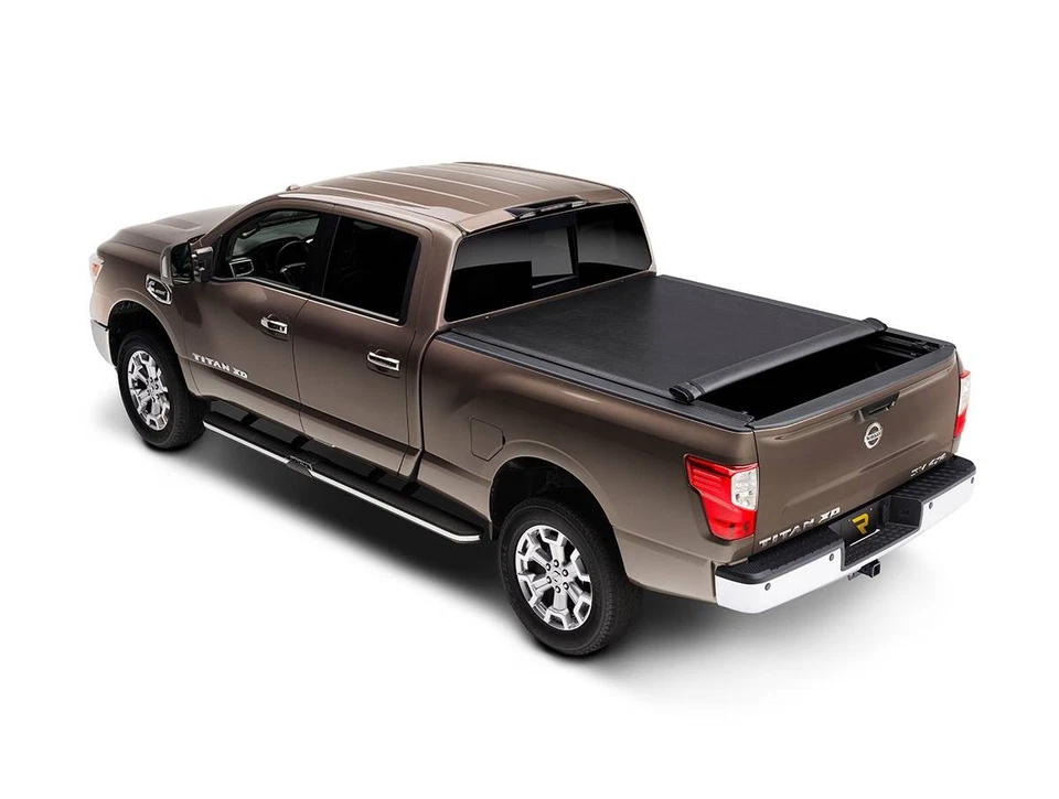 TruXedo Lo Pro Soft Roll Up Tonneau Cover Fits 2004-2015 Nissan Titan 5'7" Bed Foto 3 de 4