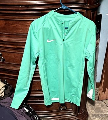 Nike Mens Storm Tip Soccer Drill Tip Long Sleeve Quarter Zip SzSmall FD7587-329