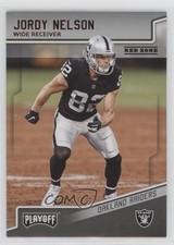 2018 Panini Playoff Red Zone Jordy Nelson #154 0h13