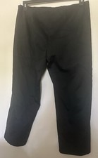 LILLIE RUBIN BLACK PANTS - 12 - VINTAGE- scroll pattern  stretch - solid