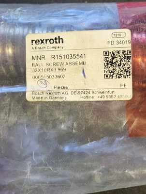 NEW Bosch Rexroth R151035541 Ball Screw Assembly 32x10RX3,969   Precision CNC