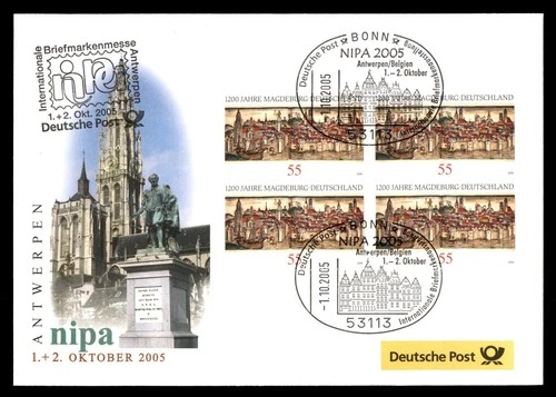 Mayfairstamps Germany FDC 2005 View of Magdeburg First Day Cover aaw_45073