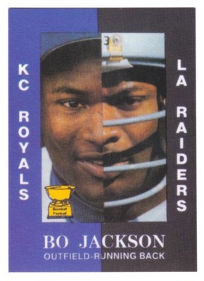 1990 AAMER Sports Bo Jackson Vintage Promo Oddball Raiders Royals