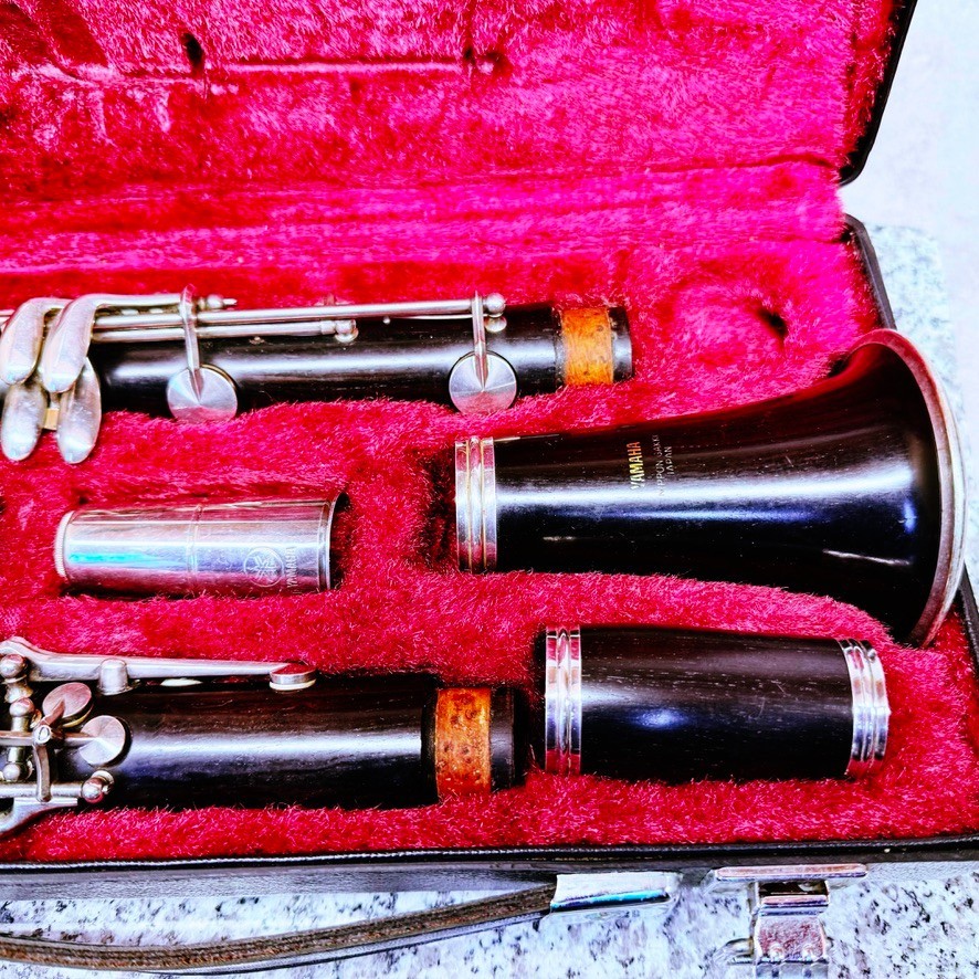 YAMAHA YCL-35 Clarinet Grenadilla Standard Model Silver