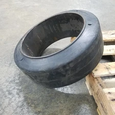 Super Solid 21x8x15, Solid Rubber Forklift Tire - USED