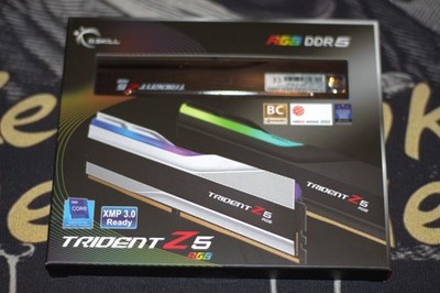 G.SKILL Trident Z5 RGB DDR5   32GB (2×16GB) 6400 MHz CL32   XMP 3.0