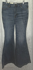 Wrangler Bailey Flare Jeans Women's Blue High Rise Retro 32 x 35 NWT