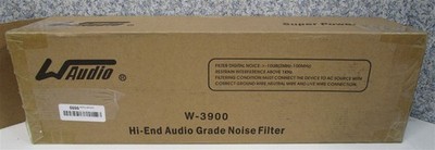 WAUDIO W-3900 Hi-End Audio Grade Noise Filter NEW 
