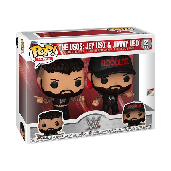 Funko Pop! Wwe: Jey Uso - (Uso Bros) Brothers 2PK - Vinyl-Sammelfigur - Geschenk-image