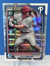 2024 Bowman Chrome 1st First Prospects Aidan Miller #BCP-27 Refractor /499 (RC)