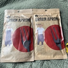 Chefworks Urban Apron Brooklyn Aprons Lot Of 2 read