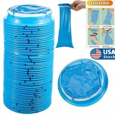 Vomit Bags for Car,5-50 Pack Emesis Bags - Travel Motion Sick Throw up Blue Bags