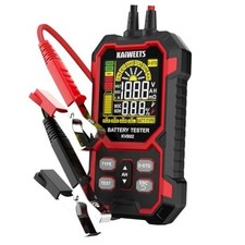 Car Battery Tester, 12V/24V Automotive Battery Diagnostic Tool, 50-2000 CCA