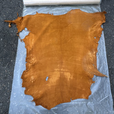 #ad Large Tanned Deer Hide Leather Buckskin Natural Skin Craft Rustic $39.99