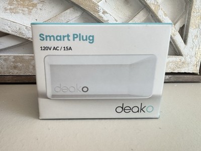 DEAKO Smart Plug, DS-CPIM-WHMC-UCX Compatible with Alexa, Google Assistant