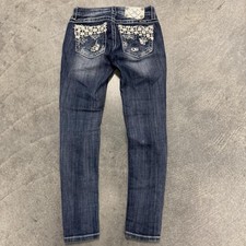 Woman  s Miss Me 24 Cuffed Skinny Jeans  Distressed Stretch