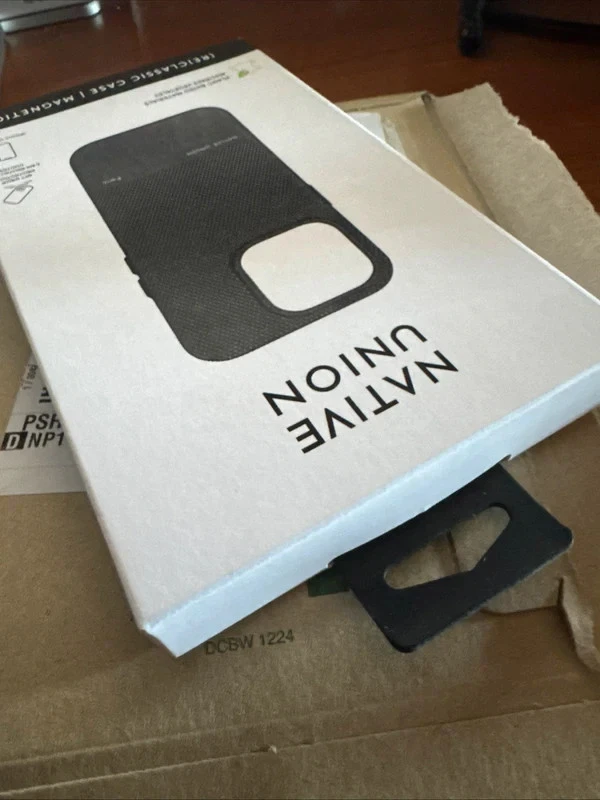 🔥 Cover iPhone 15 Pro Max Native Union (Re) Classic Black Nuova ♻️ MagSafe Eco  - Immagine 3 di 4