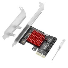 2-Port PCIe to SATA Expansion Card 6Gbps SATA 3.0 Low Profile