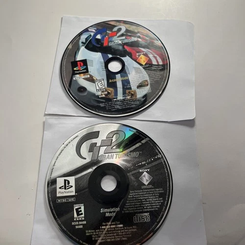 Gran Turismo 2 Sony PlayStation 1, 1999, Simulation & Arcade Mode Discs Only